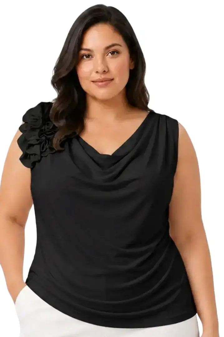 Blusa plus manga corta - Ref: 1142757-100