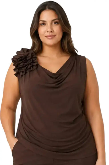 Blusa plus manga corta - Ref: 1142757-100