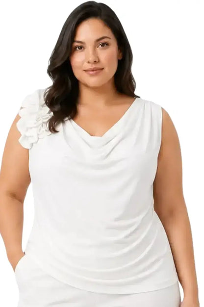 Blusa plus manga corta - Ref: 1142757-100
