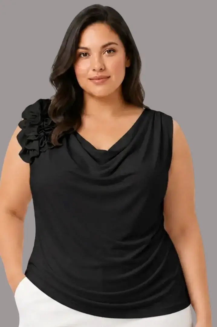 Blusa plus manga corta - Ref: 1142757-100
