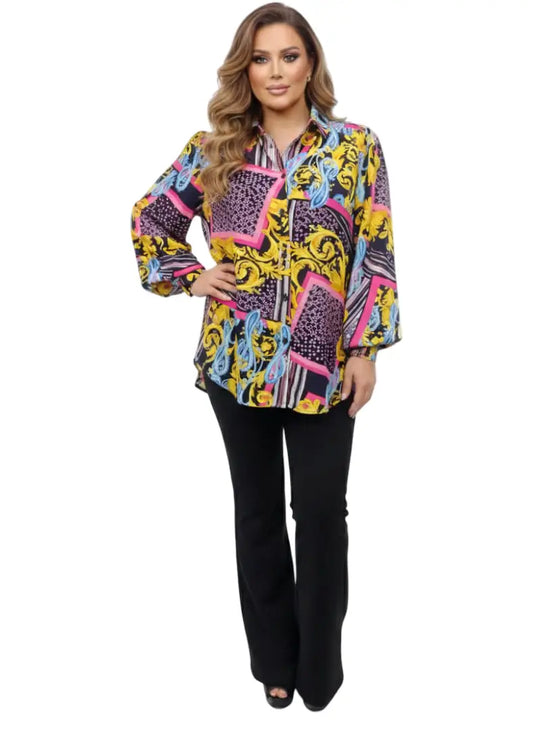 Blusas oversize elegante para mujer