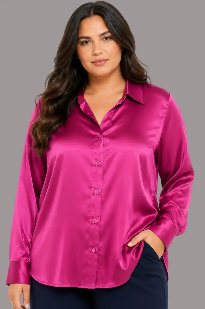 Blusas plus para oficina - Ref: 5170016-100