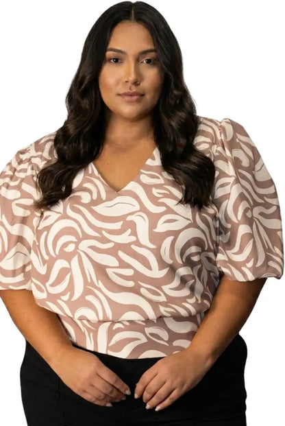 Blusa talla grande elegante - Ref: 1142496-100