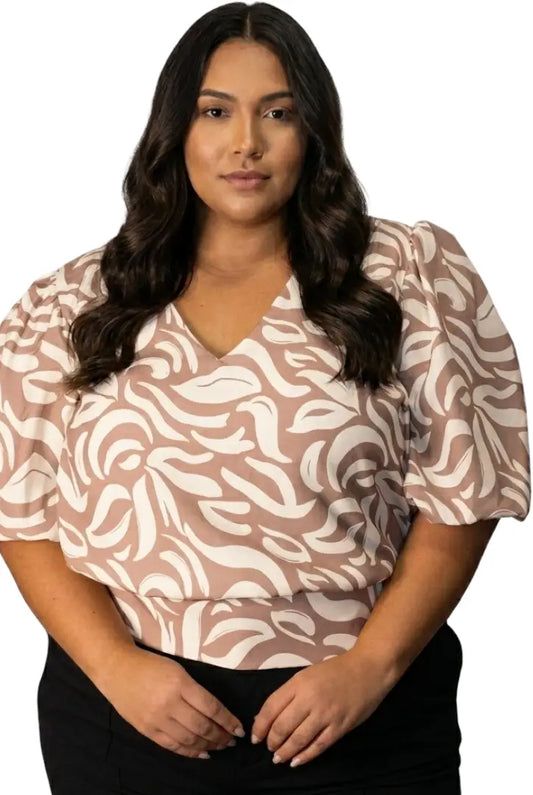 Blusa talla grande elegante - Ref: 1142496-100