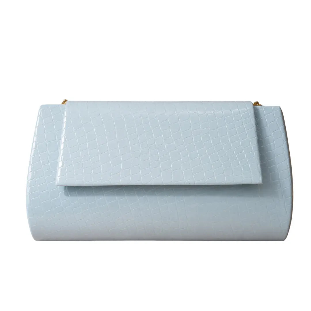 Bolso de mano azul cielo - Plu: 7987