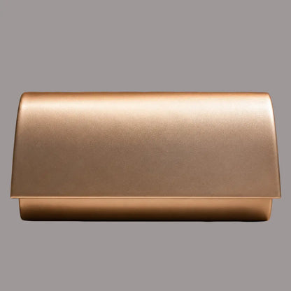 Bolso de mano bronce satinado - Plu: 701