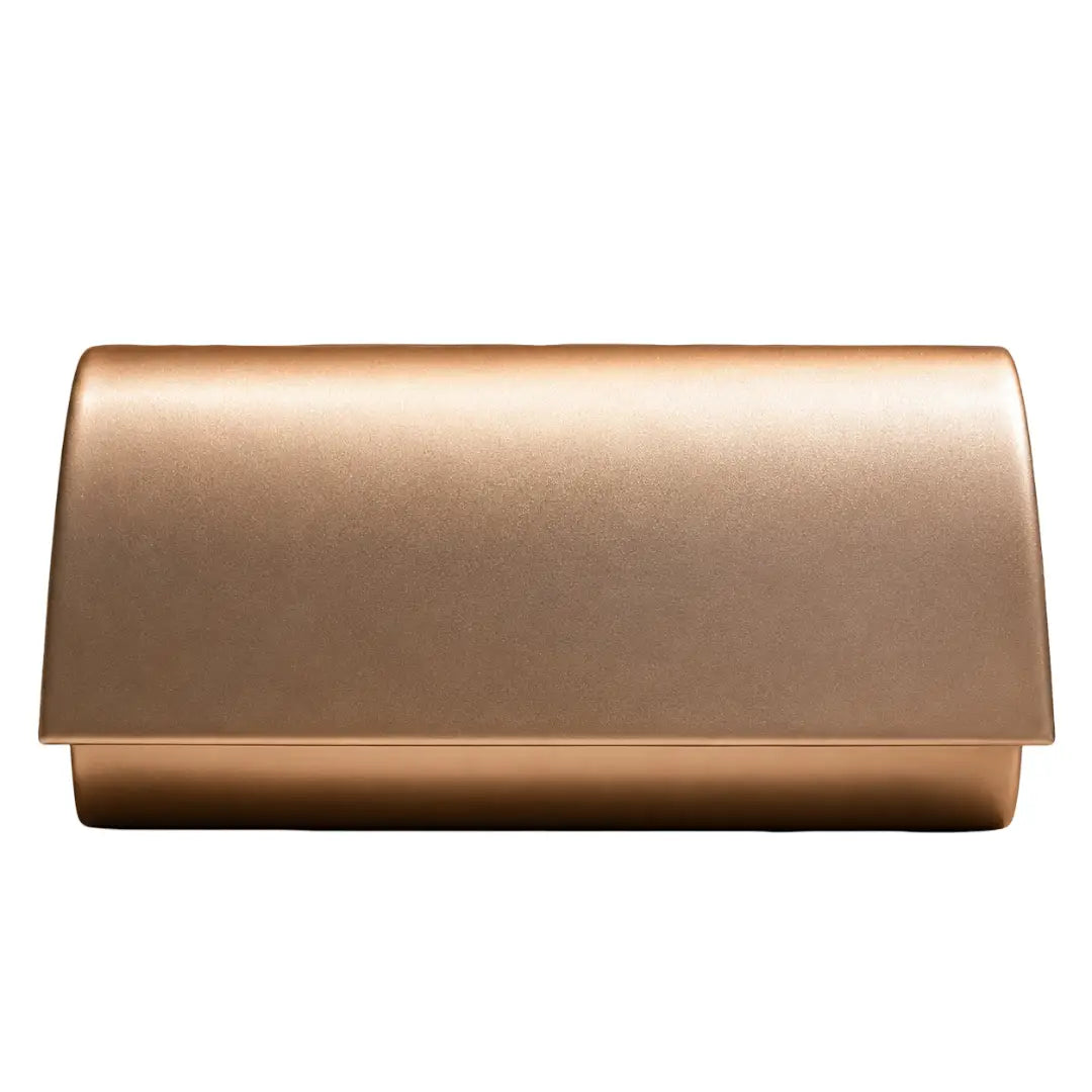 Bolso de mano bronce satinado - Plu: 701