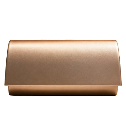 Bolso de mano bronce satinado - Plu: 701