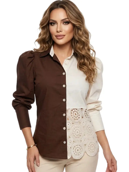 Camisa para mujer combinada - Ref: Bendecida - 160