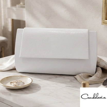 Carteras de mano blancas para matrimonio de día - Plu: 7987