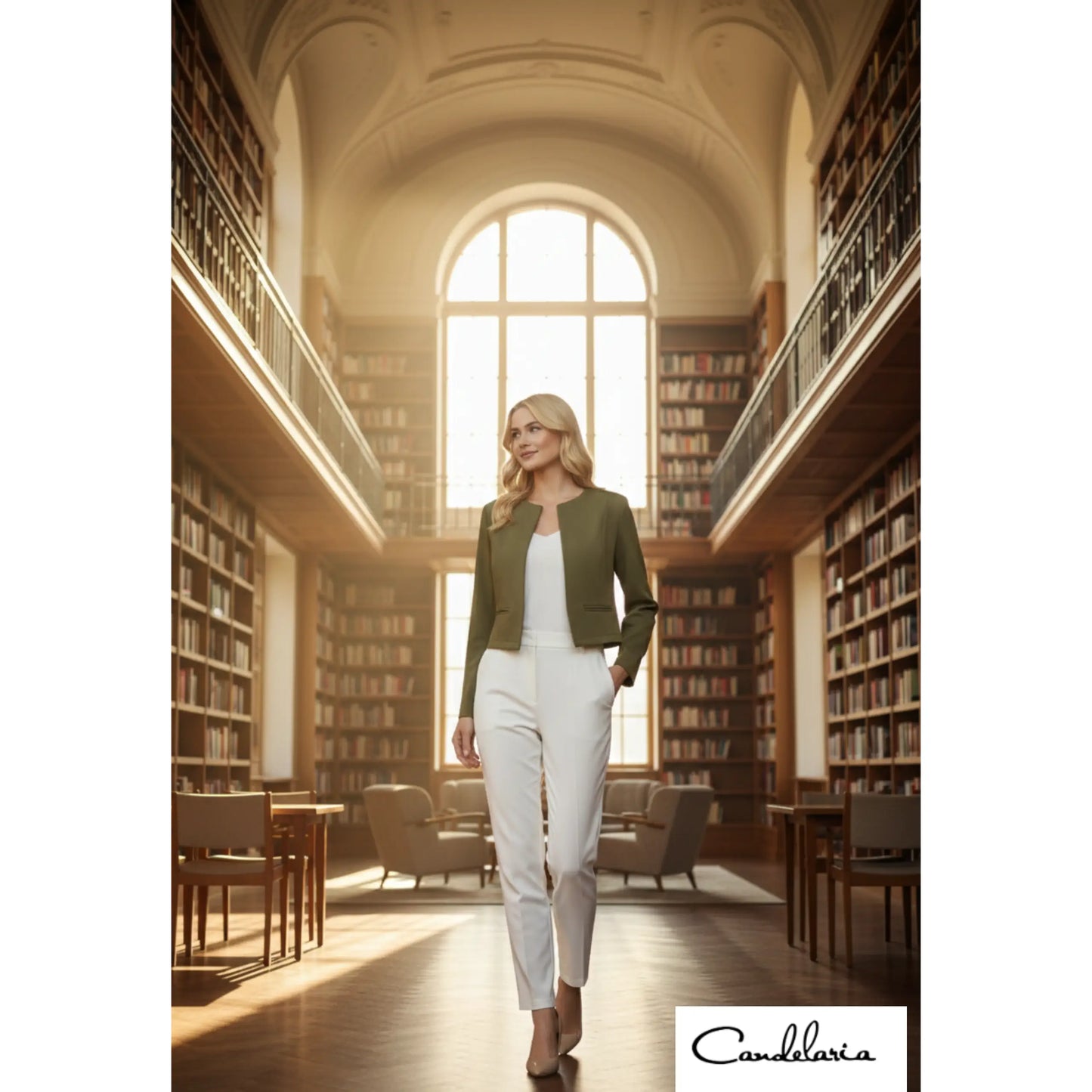 Chaleco de oficina para mujer