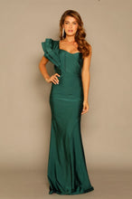 Cargar imagen en el visor de la galería, VESTIDO GALA VERDE - INDIRA
