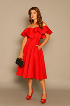 Cargar imagen en el visor de la galería, VESTIDO ELEGANCIA Y GLAMOUR - VIOLETA
