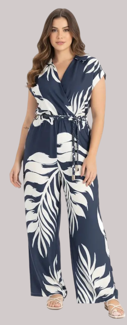 Enterizo plus size casual