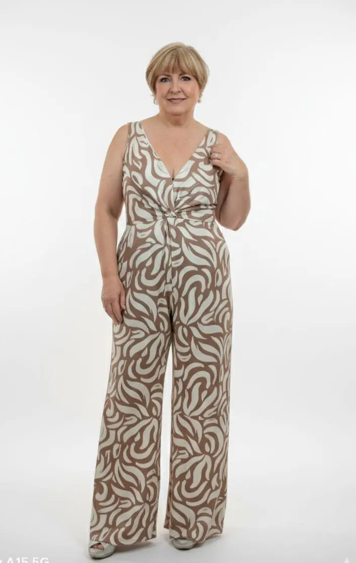 Enterizo casual plus relajado