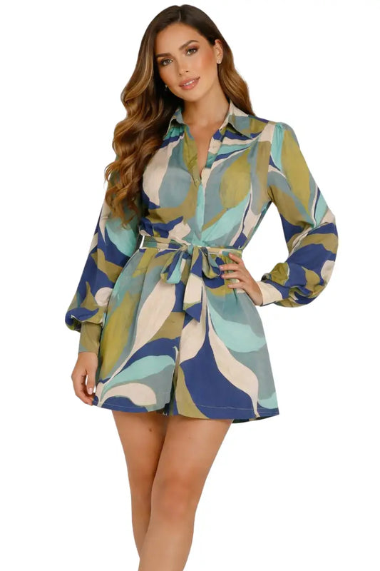 Enterizo corto casual moderno - Ref: LR10498-240