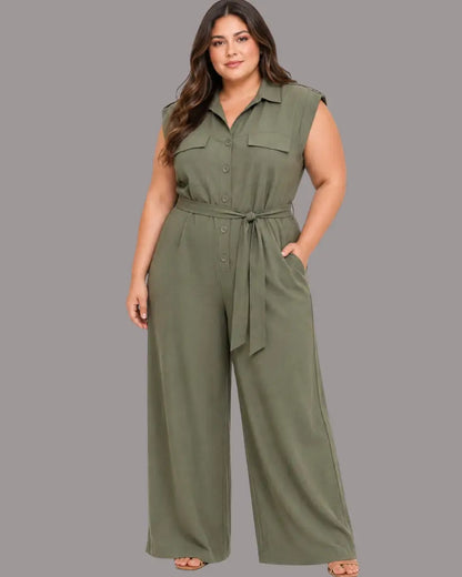 Enterizo plus moderno para mujer casual - Ref: 114270B-210
