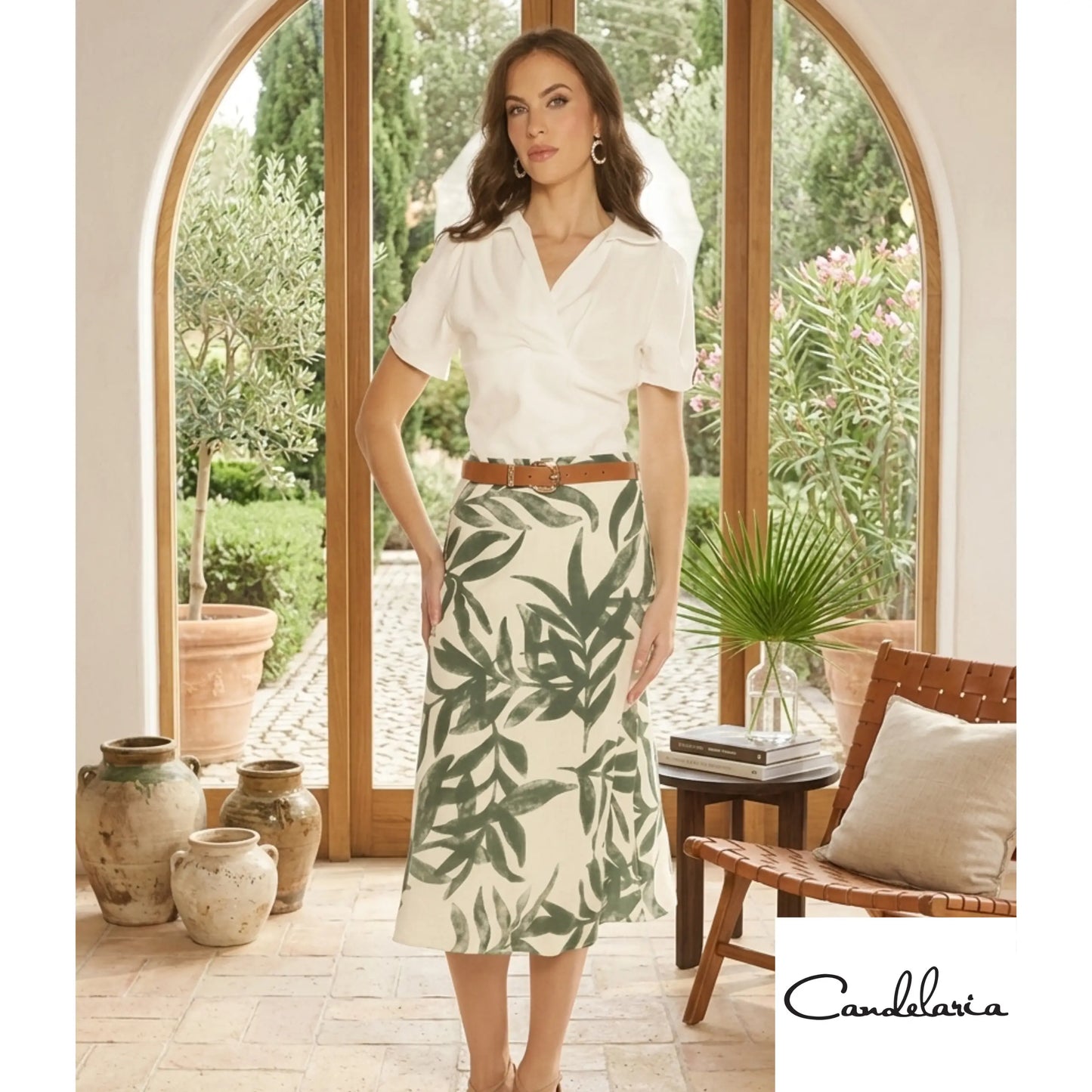 Falda casual femenina - Ref: 1154028-120