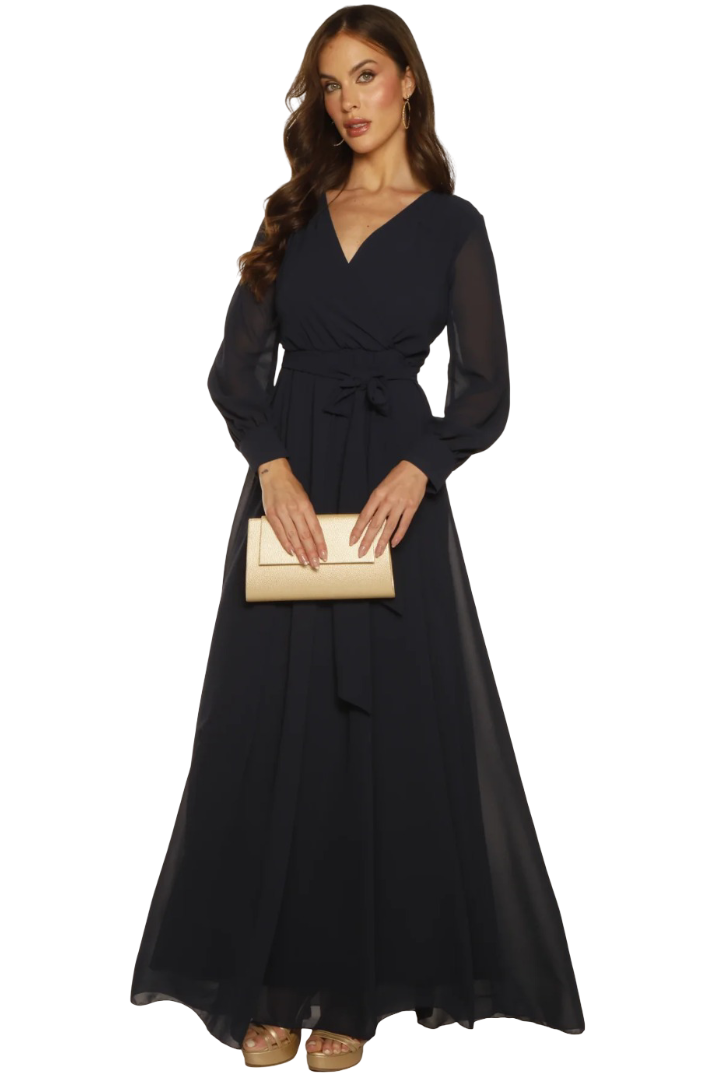 Vestido largo glam tendencia