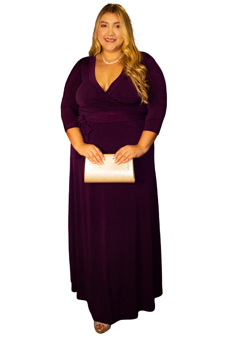 Vestido plus mujer -  Pamela