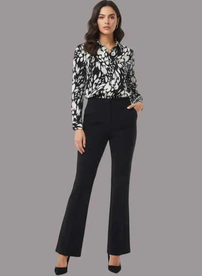 Pantalón casual caída natural - Ref: BP05797H-130