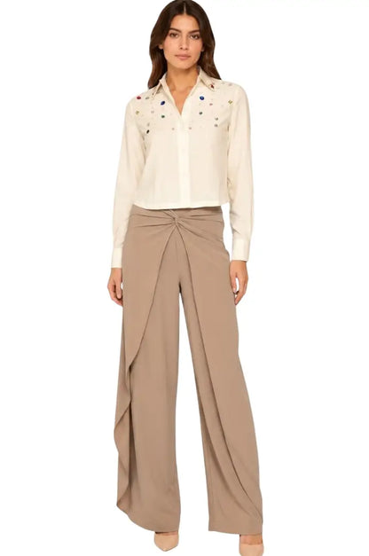 Pantalón casual corte actual - Ref: 13888-140
