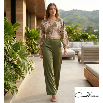 Pantalón casual mujer estilo cómodo - Ref: K70421-120