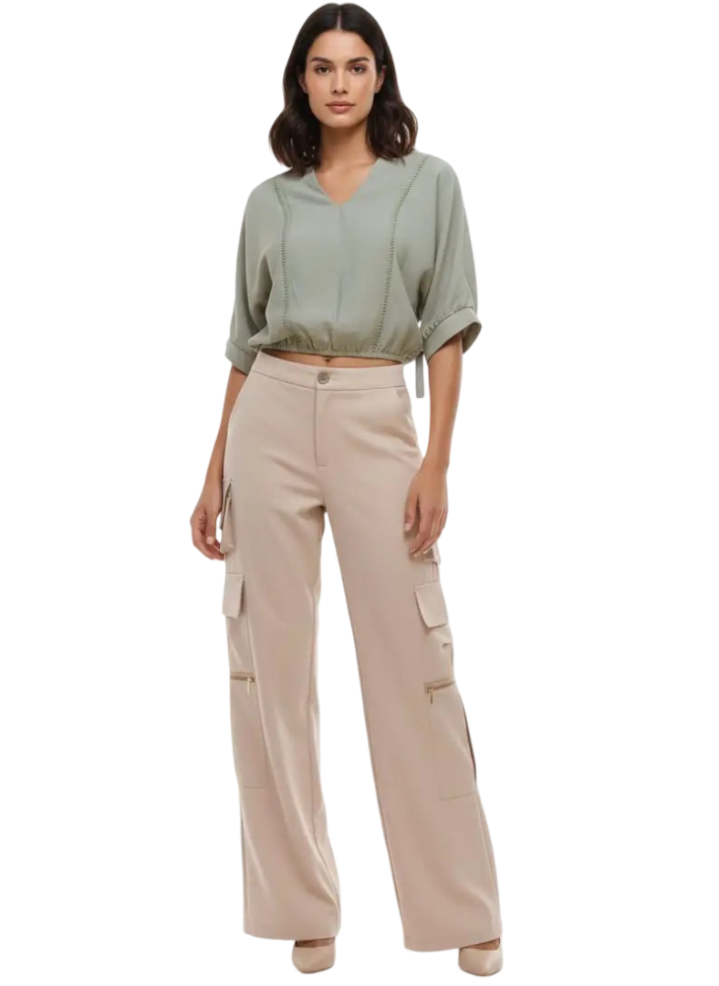 Pantalón casual relajado