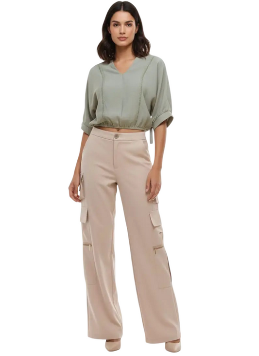 Pantalón casual relajado