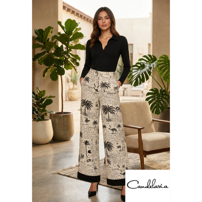 Pantalón casual mujer outfit moderno - Ref: 13919-120