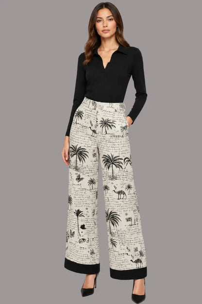 Pantalón casual mujer outfit moderno - Ref: 13919-120