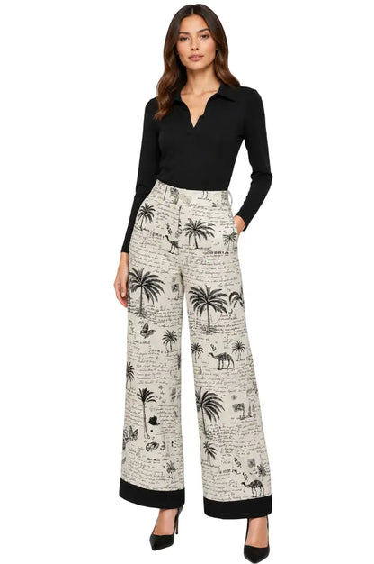 Pantalón casual mujer outfit moderno - Ref: 13919-120