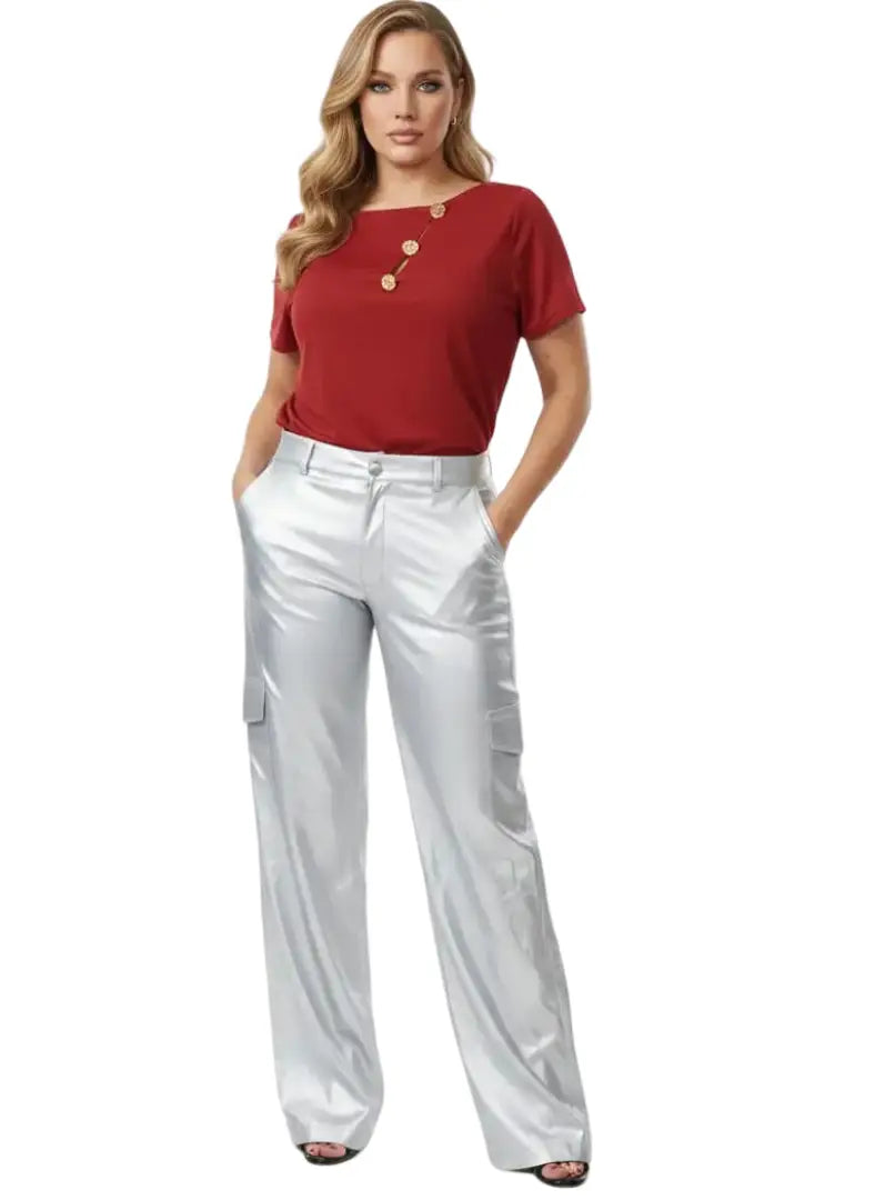 Pantalón casual mujer para fiesta - Ref: T06019-150