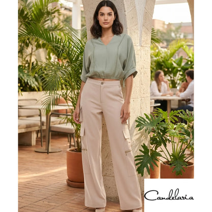 Pantalón casual relajado - Ref: 10969-150