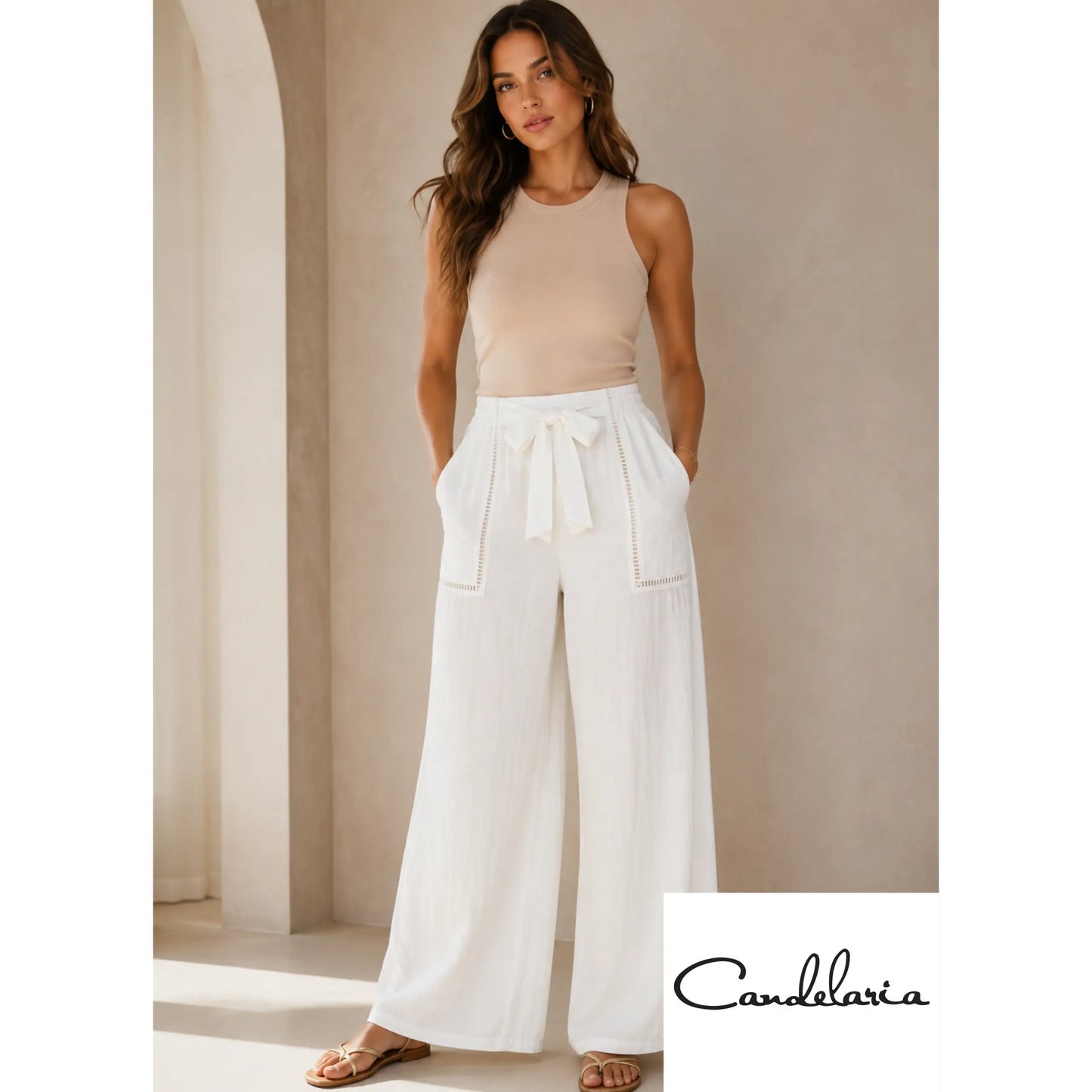 Pantalón curvy práctico para ocasiones informales - Ref: 1142737-160