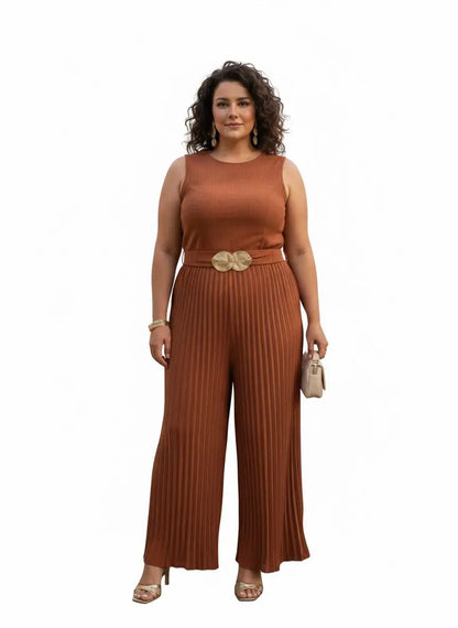 Enterizo plus size elegante