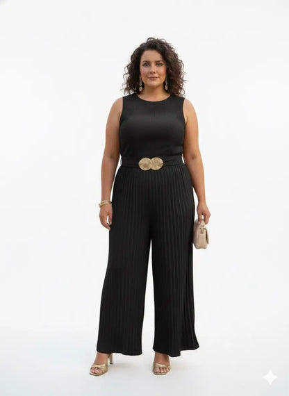 Enterizo plus size elegante