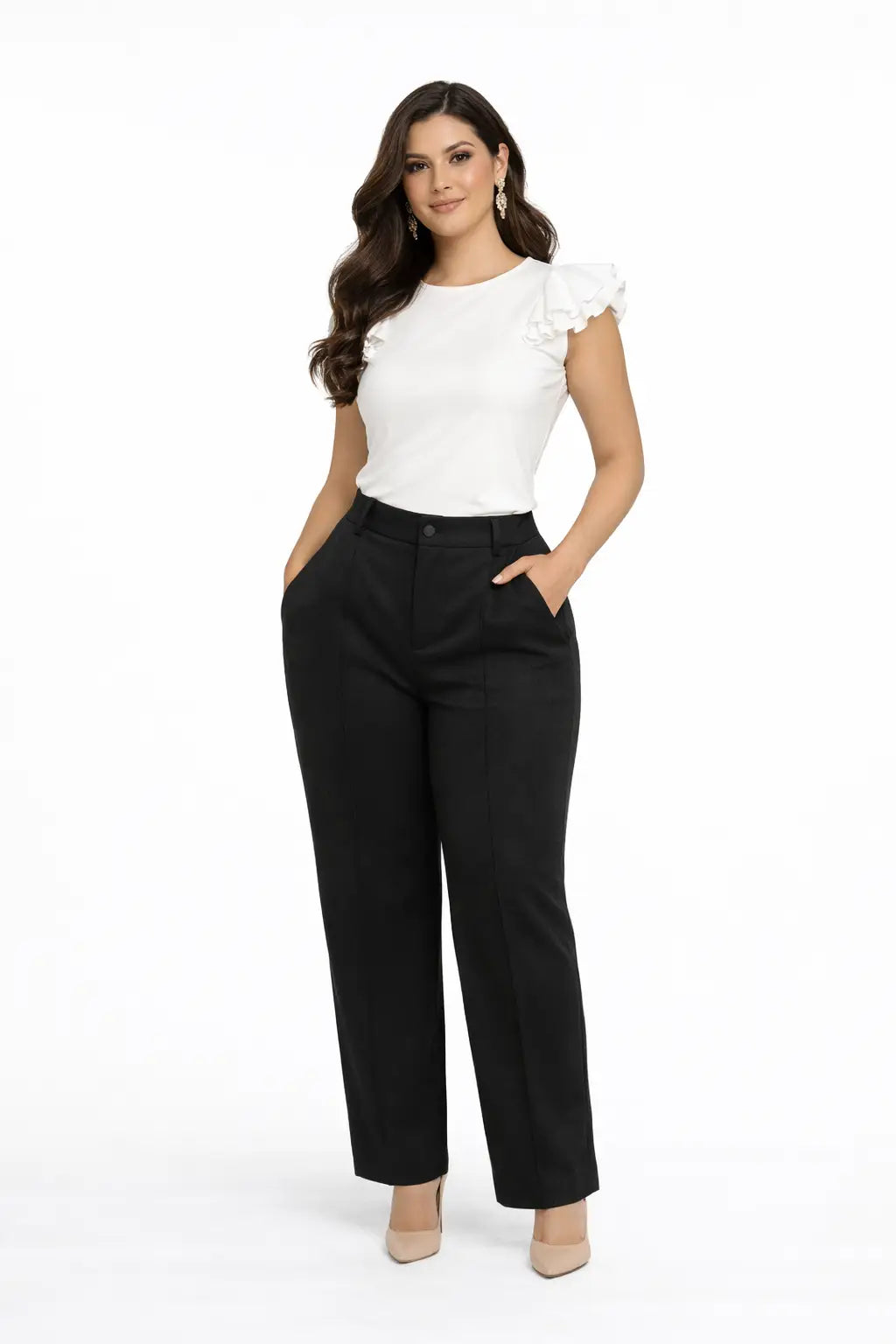Pantalón plus size elegante