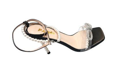 Sandalia con perlas para mujer - Ref: MADISON - 180