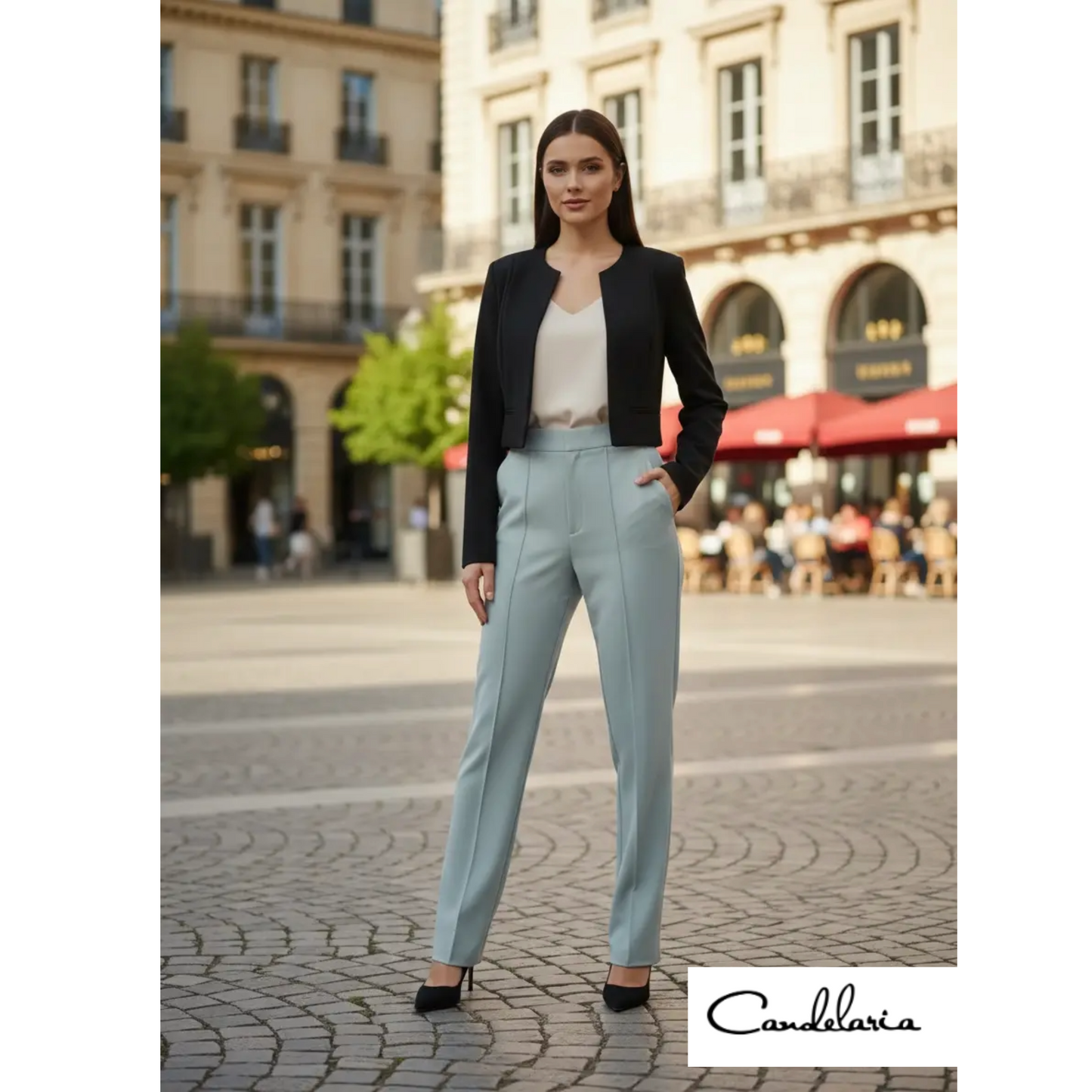 Ejecutivo pantalon bota recta