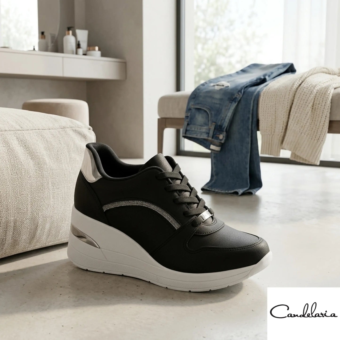 Tennis casual en plataforma - Ref: 143310227923