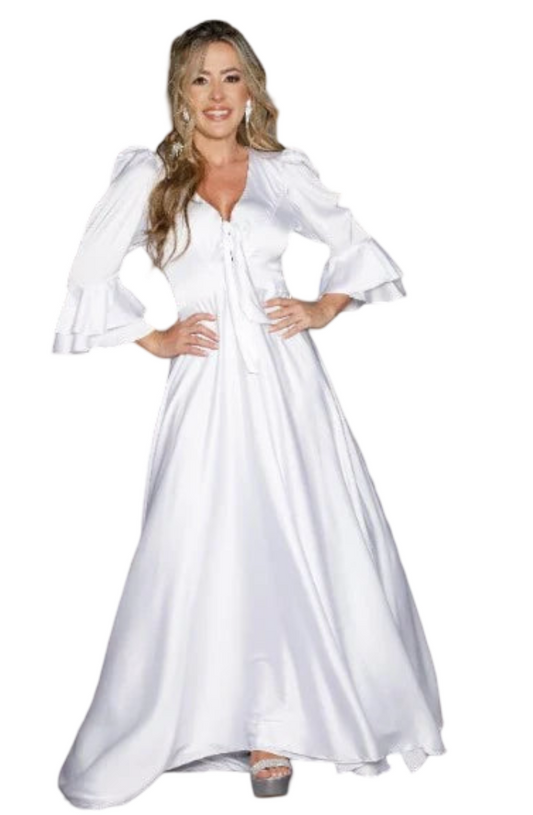 Vestido casual mujer - Celeste