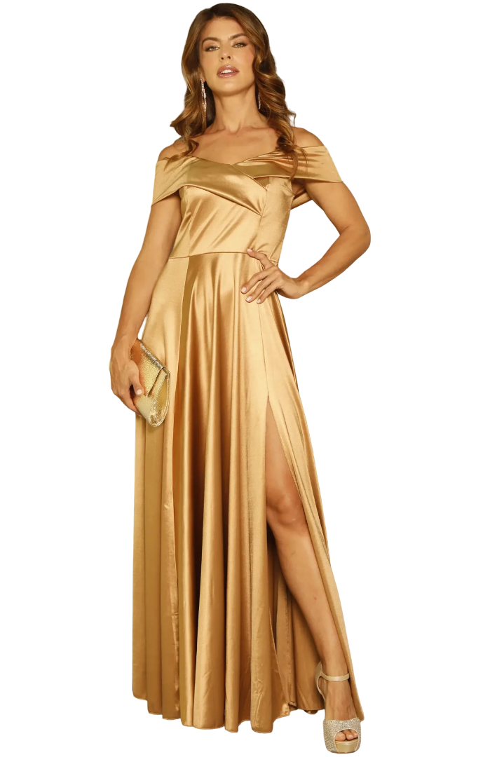 Vestido largo glam diseño impactante - Ref: 8182-350