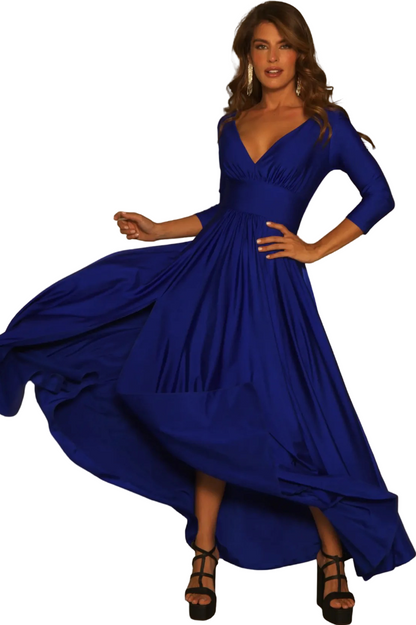 Vestido glam largo estilo chic nocturno - Ref: 8234-360