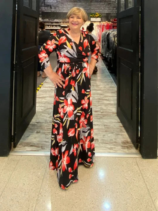 Vestido plus mujer - Elisa