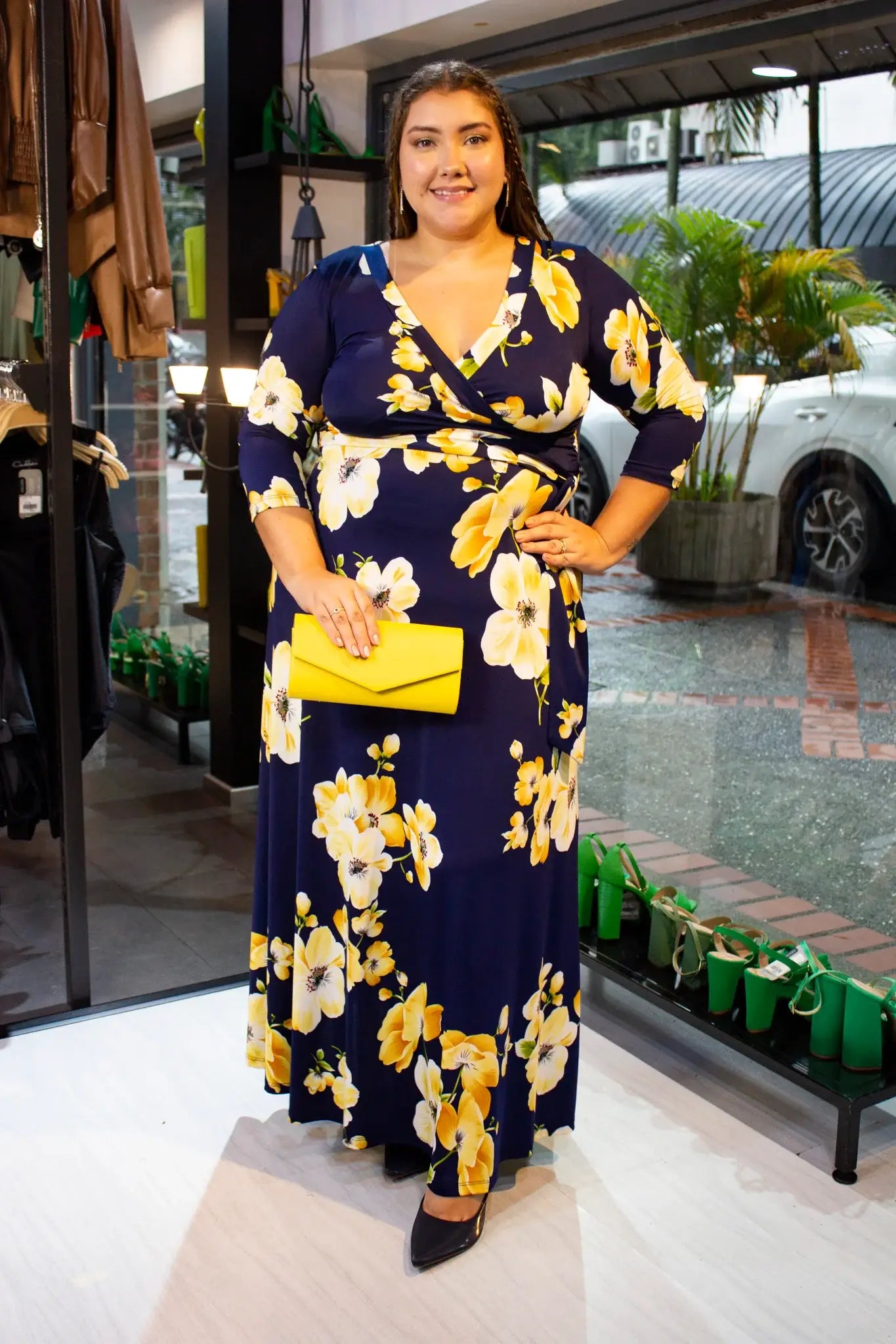 Vestido plus mujer - Naia