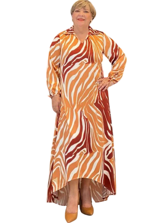 Vestido plus mujer - Casandra