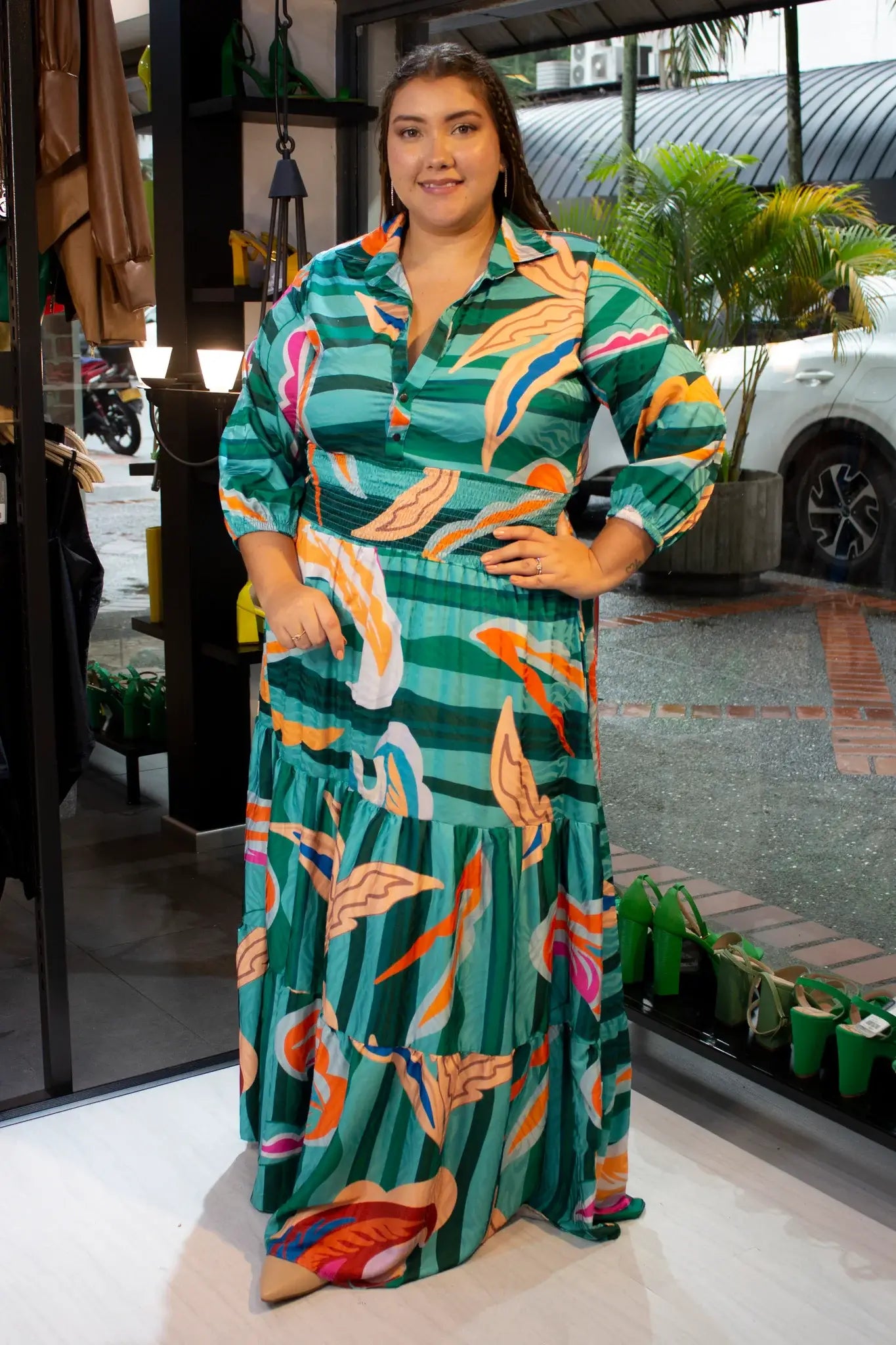 Vestido plus mujer - Nour