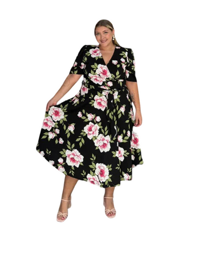 Vestido plus mujer - Adriana