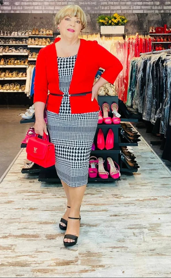 Vestido plus mujer - Brenda